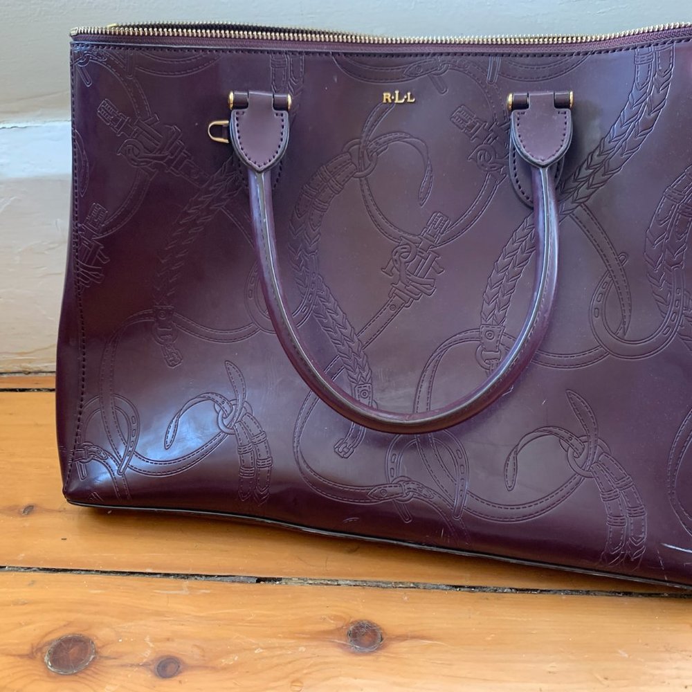 Ralph Lauren Taylor Double Zip Shopper - Picture 2 of 6